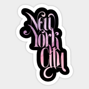 new york city new york fifth avenue wall street time square Sticker